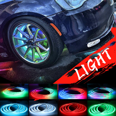 Ip67 Waterproof Multicolor LED Headlights 12V Color Changing  With App