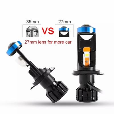 Venta al por mayor H4 Mini Bi Led Lens Projector Auto Car Led Faros Bombillas 40W