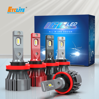 H11 Car LED Headlight Bulbs IP65 Waterproof 5000Lm 48W Power
